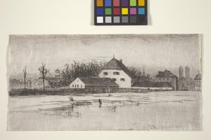 München från Marsfeld (etsning) av American School