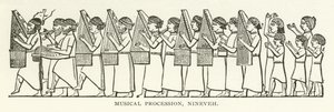 Musikalisk procession, Nineve av American School