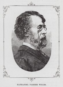 Nathaniel Parker Willis (gravyr) av American School