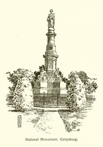 Nationalmonument, Gettysburg av American School