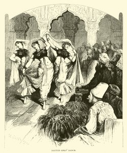 Nautch flickor dansar av American School