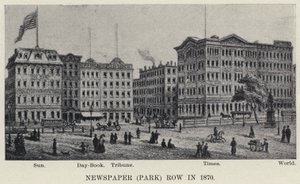 Tidningsrad (Park) 1870 (litho) av American School