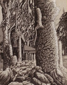 Niagara Falls: Winter wonders in the Park (litho) av American School