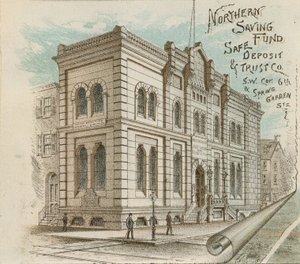 Northern Saving Fund Safe Deposit & Trust Co., 1885-86 av American School