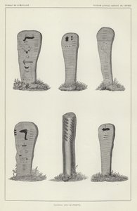 Ojibwa Grave-Posts av American School