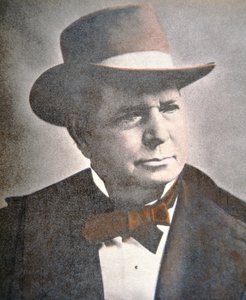 Oliver Fisher Winchester (1810-80) (färgat foto) av American School