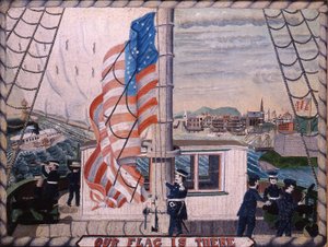 Vår flagga är där: Fort McHenry, Baltimore, 1850-1900 av American School