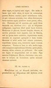 Sida från "Select letters of Plinius the Younger", Bok X, publicerad Boston av American School