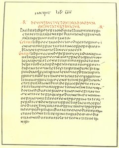 Sida från Pandects of Justinian av American School