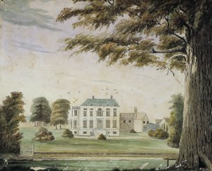 Park House, England: Hem för Richard Flower, far till George Flower (akvarell på papper monterad ombord) av American School