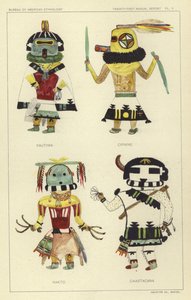 Pautiwa, Cipikne, Hakto, Caiastacana (färglitografi) av American School