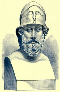 Perikles, illustration från History of Greece av Victor Duruy, publicerad 1890 (digitalt förbättrad bild) av American School