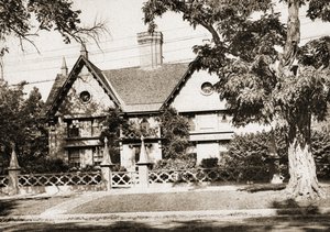 Pickering House, Salem, Massachusetts, 1915 (gravyr i sepiaton) av American School