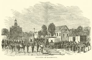 Plundring i Hagerstown, juli 1864 av American School