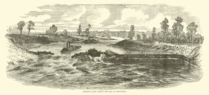 Bärares flotta passerade dammen i Alexandria, maj 1864 av American School