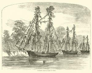 Porters murbruksflotta i Trim, juni 1862 av American School