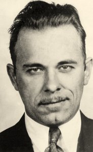 Porträtt av John Dillinger (1903 – 34)