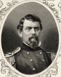 Porträtt av William Joseph Hardee (1815-73) av American School