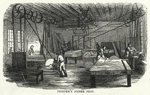 Printers Joiner Shop (gravyr) av American School