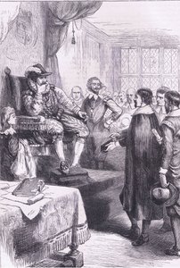 Puritaner före James I, illustration från Cassell