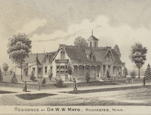 Bostad för Dr WW Mayo, Rochester, Minnesota, USA av American School