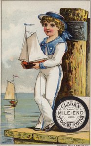 Sjömanspojke Med Yacht av American School