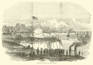 Hälsar flaggan i Port Hudson, juli 1863 av American School