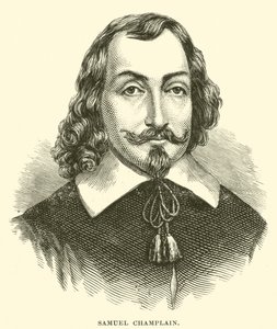 Samuel Champlain (gravyr) av American School