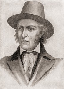 Samuel Chester Reid, befälhavare för en kapare under kriget 1812, från "The History of Our Country", publicerad 1905 (litho) av American School