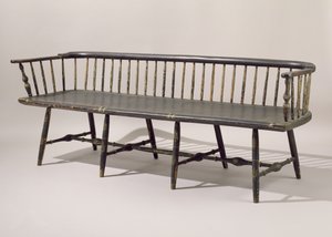 Soffa, 1807-14 (målad lönn) av American School