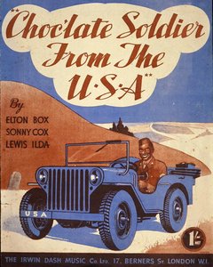 Notomslag till "Chocolate Soldier from the USA" av American School