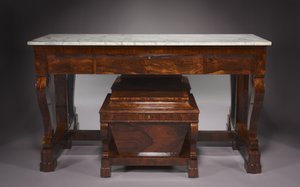 Sideboard and Cellarette, firma av Duncan Phyfe and Son av American School