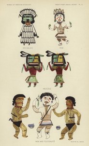 Sio Calako, Woe, Helilulu, Woe och Tcutckutu (färglitografi) av American School