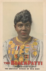 Sissieretta Jones, även känd som "Black Patti", 1899 av American School
