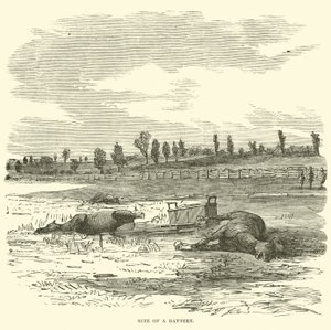 Plats för ett batteri, september 1862 av American School