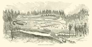 skärmytsling nära Goldsboro, 17 december, december 1862 av American School