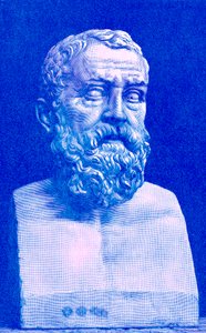 Solon, illustration från History of Greece av Victor Duruy, publicerad 1890 (digitalt förbättrad bild) av American School