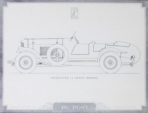 Speedster - LeMans modell, DuPont Motor Cars, 1921 av American School