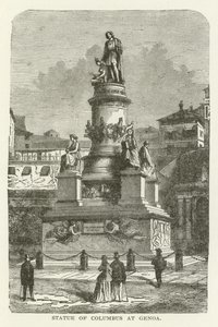 Staty av Columbus i Genua av American School