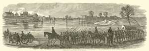 Sumners Grand Division korsar Rappahannock, december 1862 av American School