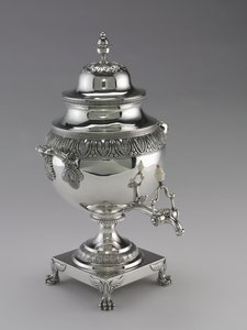 Teurna, tillverkad av Harvey Lewis, 1811-25 av American School