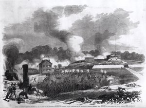 Slaget vid Lexington, Missouri, 17-20 september 1861, ur "Frank Leslie
