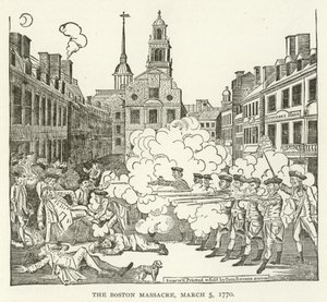 Bostonmassakern, 5 mars 1770 av American School