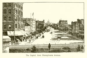 The Capitol, från Pennsylvania Avenue av American School
