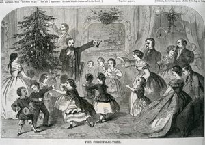 Julgranen, illustration från "Harper