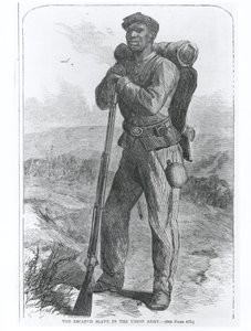 The Escaped Slave in the Union Army, från "Harper