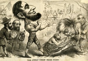 The Great Union Prize Fight, 1861 av American School