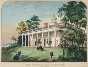 Washingtons hem, Mount Vernon, Virginia av American School