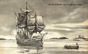Mayflower vid Plymouth, Massachusetts av American School