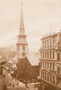 The Old South Meeting House, Boston (fotogravyr) av American School